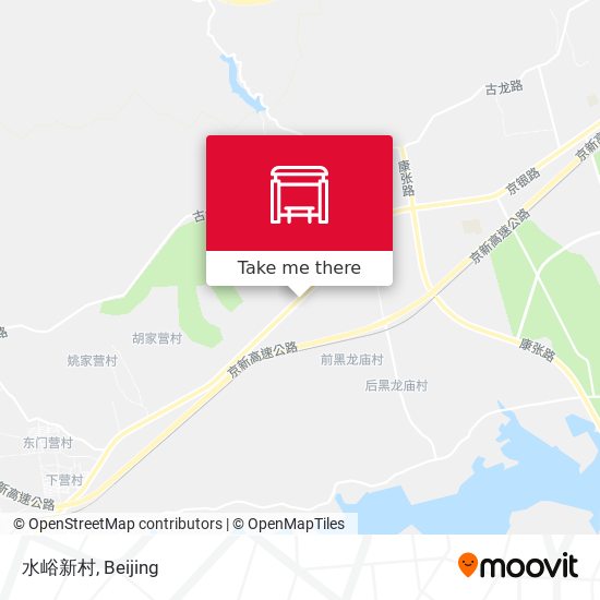 水峪新村 map