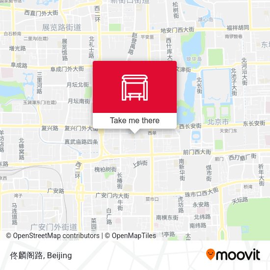佟麟阁路 map