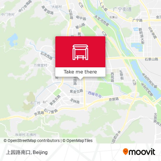 上园路南口 map