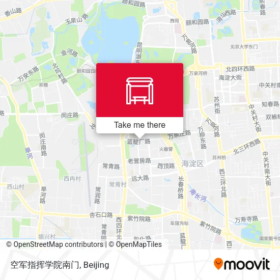 空军指挥学院南门 map