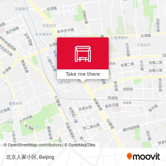 北京人家小区 map