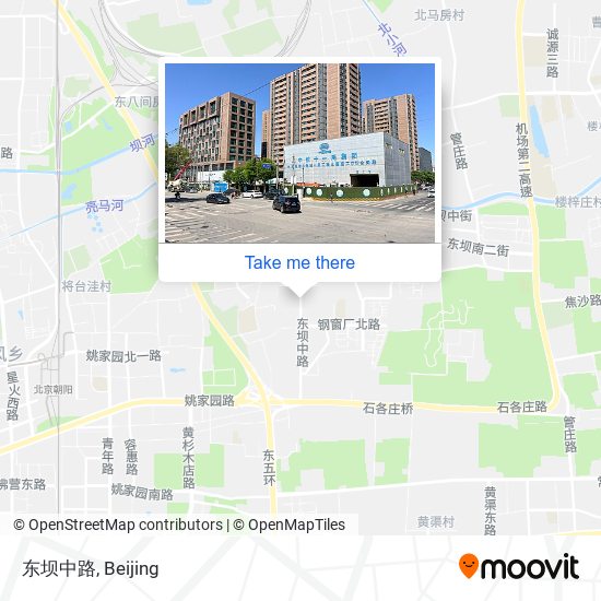 东坝中路 map