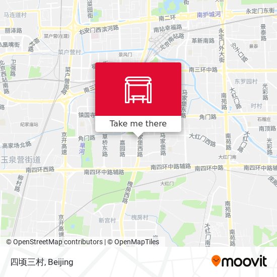 四顷三村 map