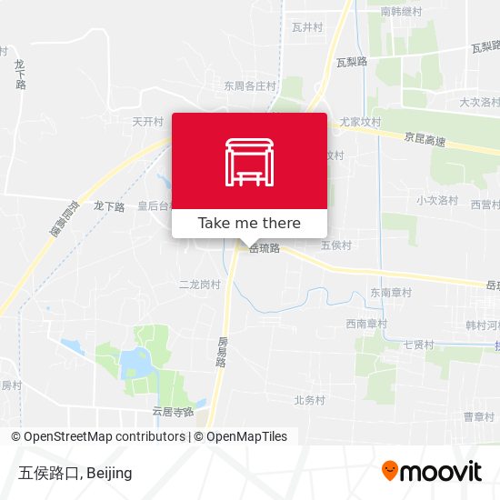 五侯路口 map