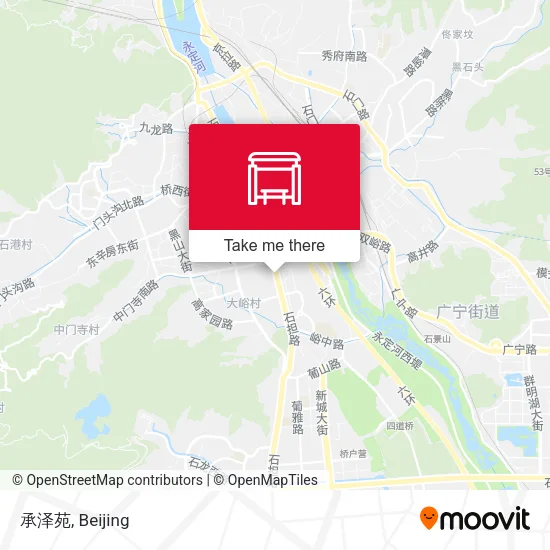 承泽苑 map
