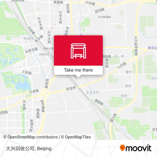 大兴回收公司 map