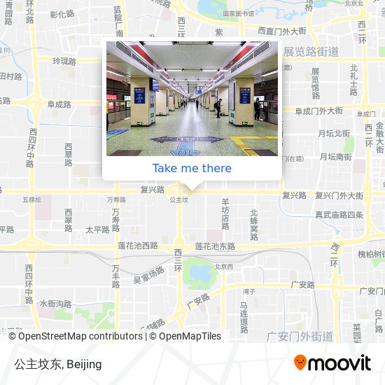 公主坟东 map
