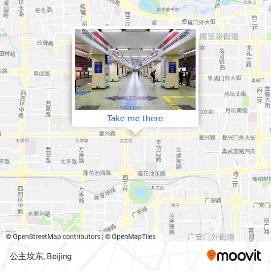 公主坟东 map