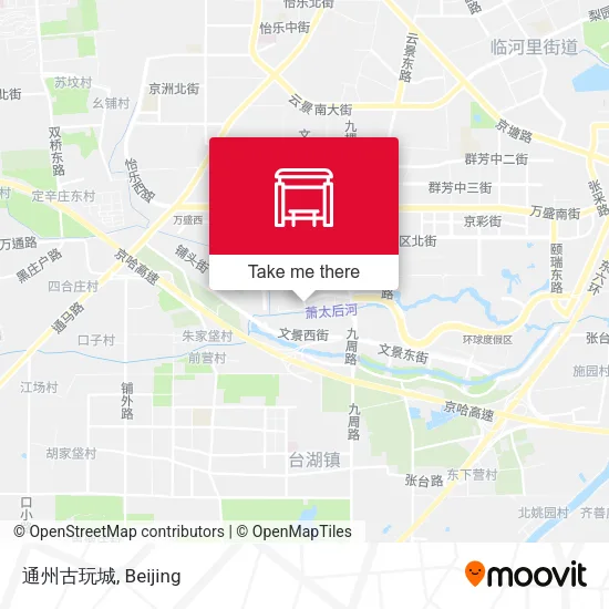 通州古玩城 map