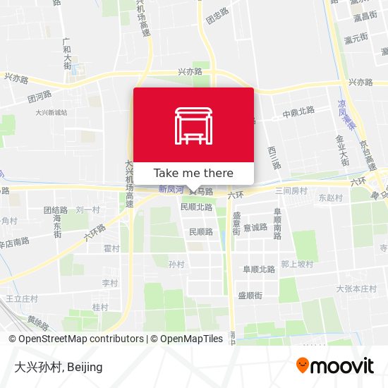 大兴孙村 map