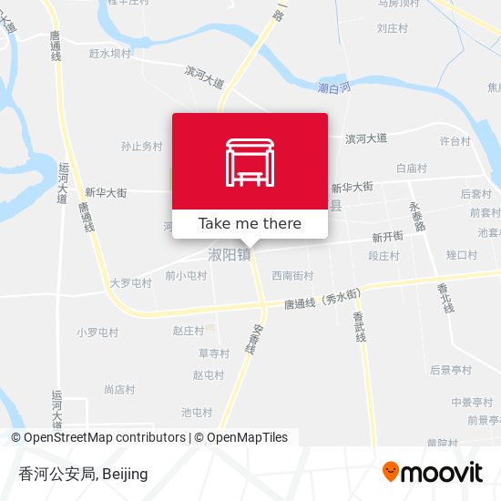香河公安局 map