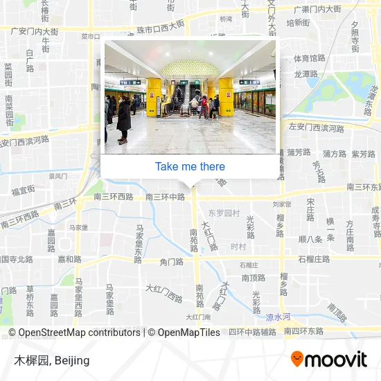 木樨园 map