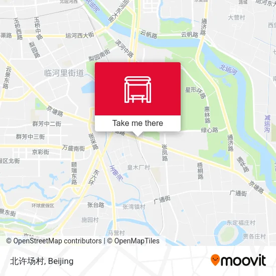 北许场村 map