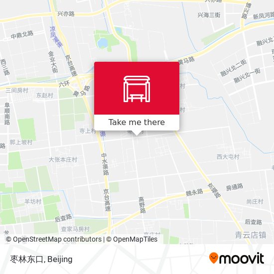 枣林东口 map