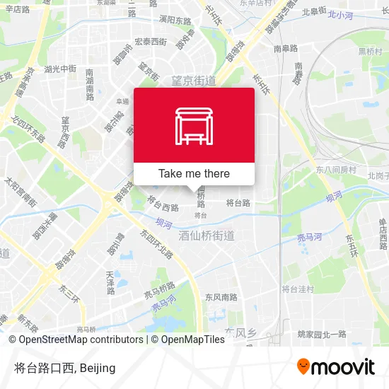 将台路口西 map