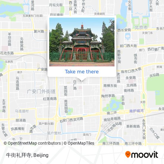 牛街礼拜寺 map