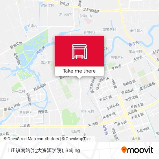 上庄镇南站(北大资源学院) map