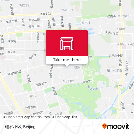 硅谷小区 map