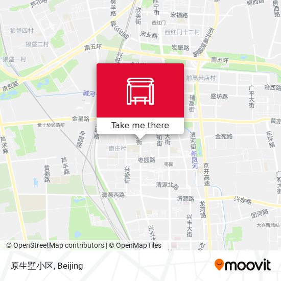 原生墅小区 map
