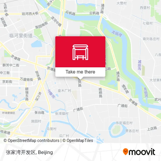 张家湾开发区 map