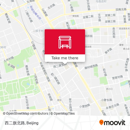 西二旗北路 map