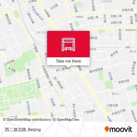 西二旗北路 map