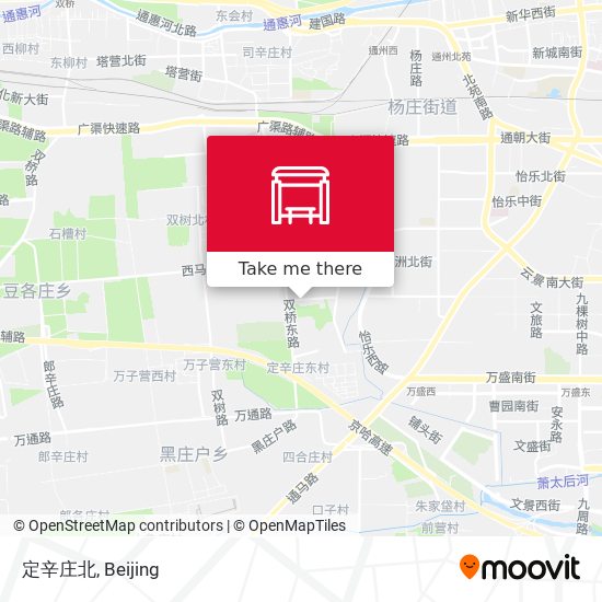 定辛庄北 map