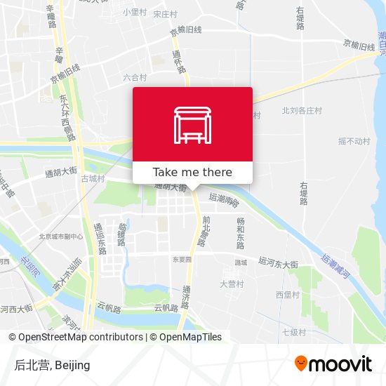 后北营 map