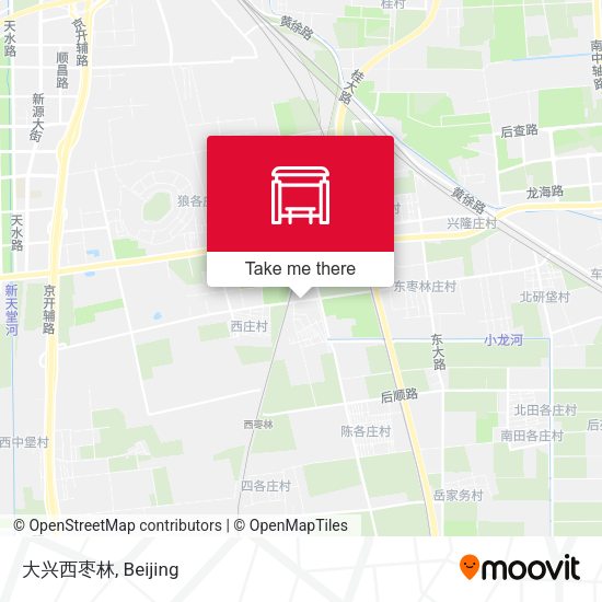 大兴西枣林 map