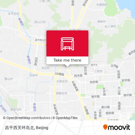 昌平西关环岛北 map