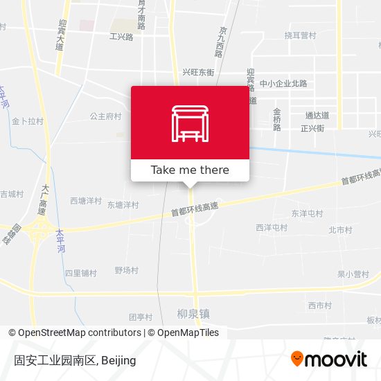 固安工业园南区 map