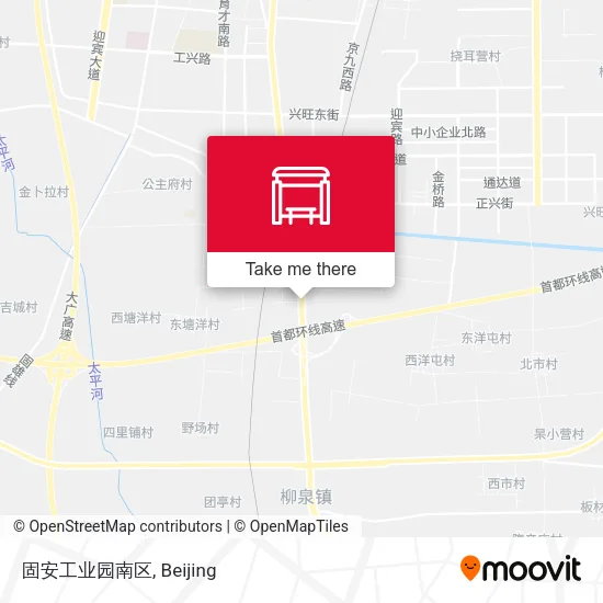 固安工业园南区 map