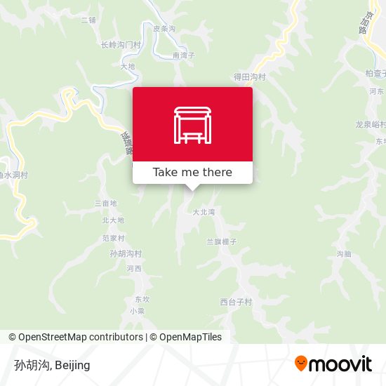 孙胡沟 map
