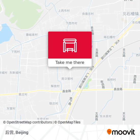 后营 map