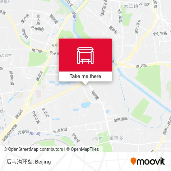 后苇沟环岛 map