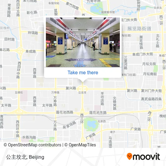公主坟北 map