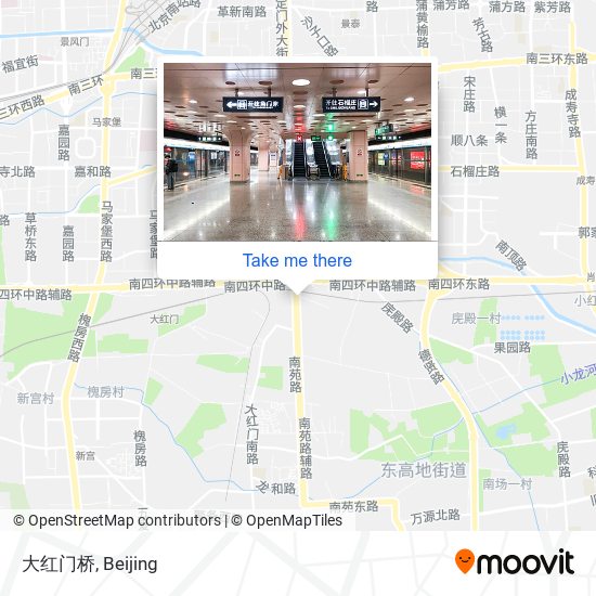 大红门桥 map