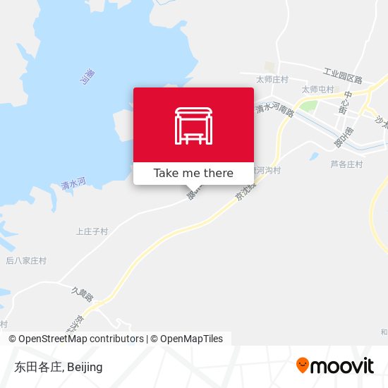 东田各庄 map