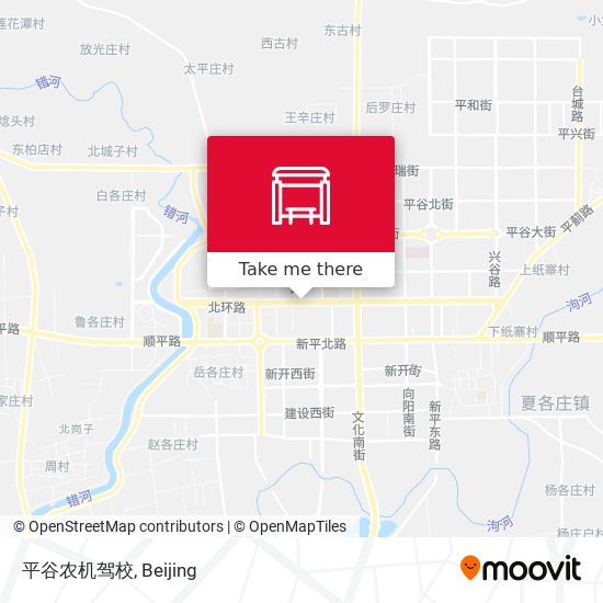 平谷农机驾校 map