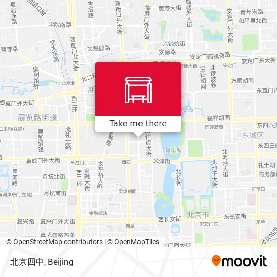 北京四中 map