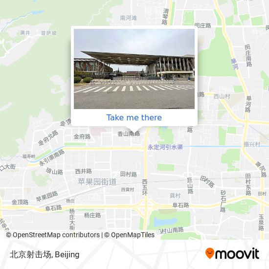 北京射击场 map