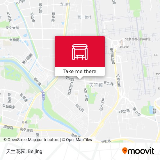 天竺花园 map