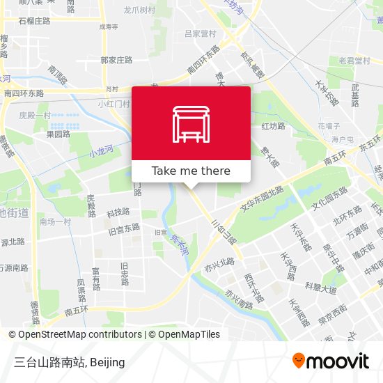 三台山路南站 map