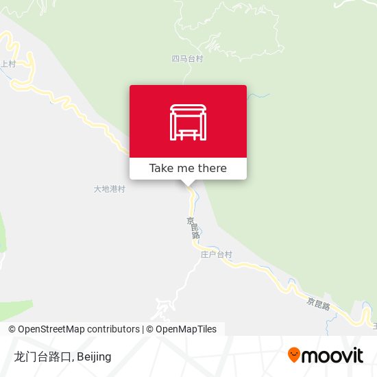 龙门台路口 map