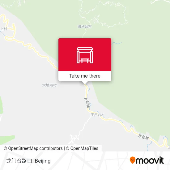 龙门台路口 map