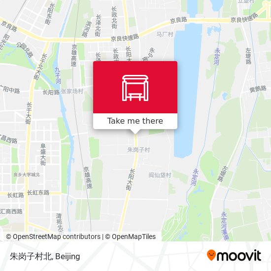 朱岗子村北 map