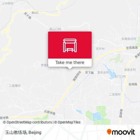 玉山教练场 map
