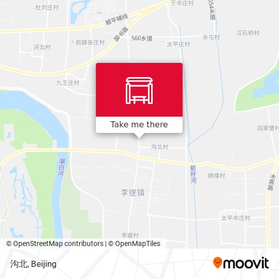沟北 map