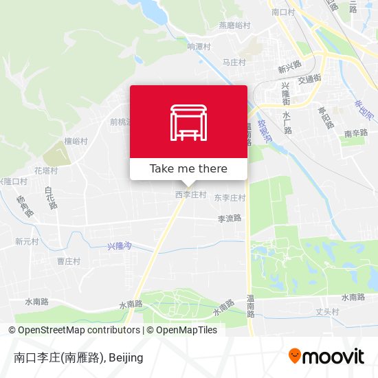 南口李庄(南雁路) map