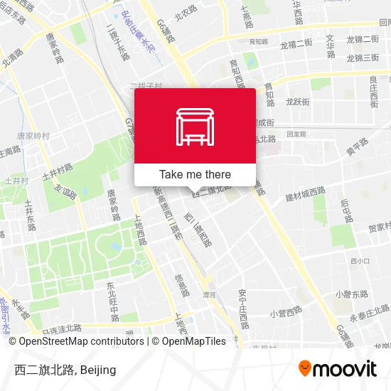 西二旗北路 map